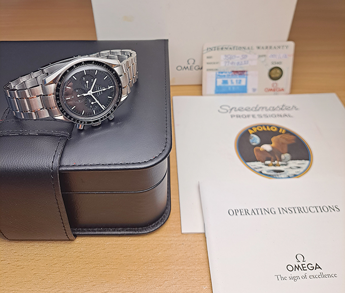 Omega Speedmaster Moonwatch Apollo 11 30th Anniversary Wristwatch Ref. 3560.50